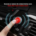thumbnail image 3 of Maoww Car Start Button Cap Engine Ignition Switch Cover Trim Auto Parts, Replacement for F Series, Red, 3 of 9