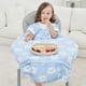 thumbnail image 2 of Funda de silla de comedor de una pieza para bebé, babero para comer solo, impermeable, resistente a la suciedad, para mesa de comedor infantil, cocina, 2 of 5
