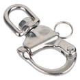 thumbnail image 1 of Sapping Snap Hook, Moontaining Rock Cliping Backle 316 Rotación De Acero Inoxidable Conexión Rápida Catabinador De Gancho Snap Snap Hook Para Acampar De Viajes Al Aire, 1 of 7