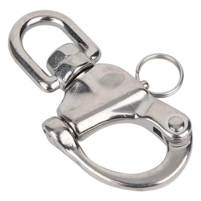 Sapping Snap Hook, Moontaining Rock Cliping Backle 316 Rotación De Acero Inoxidable Conexión Rápida Catabinador De Gancho Snap Snap Hook Para Acampar De Viajes Al Aire