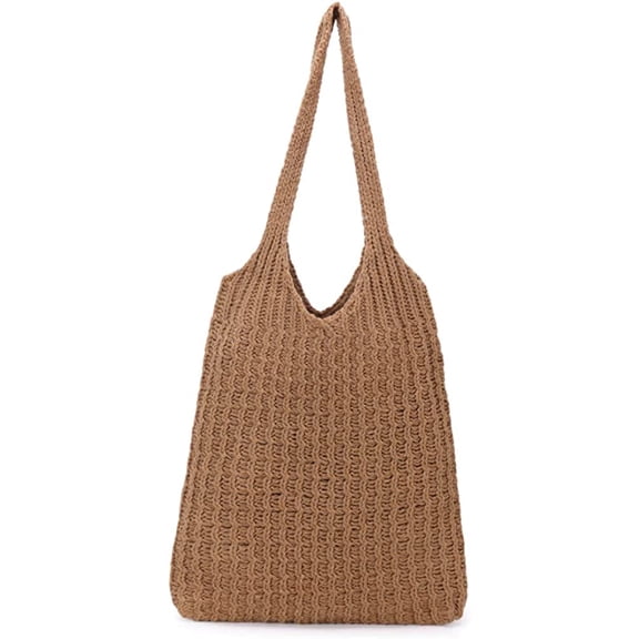 CoCopeaunts Women's Shoulder Handbags Hand crocheted Bags large Shoulder Shopping Bag tote bag aesthetic cute tote bags