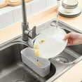 Sink Strainer Filter Basket Food Waste Catcher Drainer Sponge Hanging