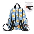 thumbnail image 5 of FORMRS School Backpack with Front Zippered Pocket 12" Student Travel Daypack, Playful Fried Eggs, 5 of 6