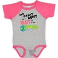 thumbnail image 3 of Inktastic My Great Aunt is out of This World Boys or Girls Baby Bodysuit, 3 of 5