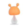 thumbnail image 1 of Sonajero de silicona para dientes de conejo, de grado alimenticio, para bebés, con forma de hongo, de una sola pieza, 1 of 2