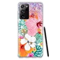 thumbnail image 1 of MUNDAZE Samsung Galaxy Note 20 Ultra Shockproof Clear Hybrid Protective Phone Case Hawaiian Vibes Hibiscus Flowers Monstera Summer Cover, 1 of 5