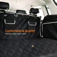 thumbnail image 3 of Protector de maletero de coche universal para perros con alfombrilla de protección lateral para perros, cubierta de maletero para todos los coches, fácil de limpiar, negro. Afortunado Sencillez, 3 of 5