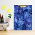 thumbnail image 5 of Acrylic Writing Board Gold 12.5*9 Inch Clipboards Transparent Acrylic Material Suitable For Office Classroom Teachers Fashion Bloggers Stationery Enthusiasts Lovely Blue Snowflakes, 5 of 9