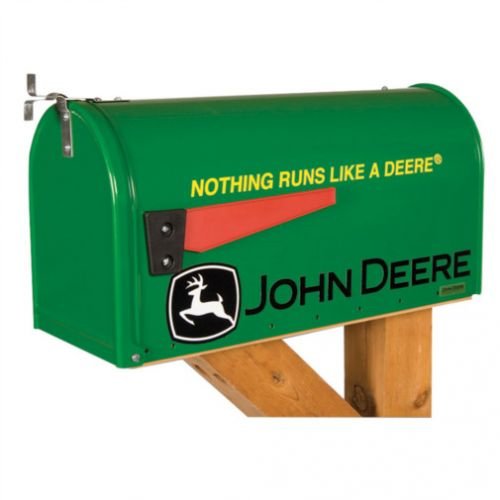 Tractor Mailbox John Deere 'Nothing Runs Like a Deere'