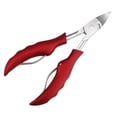 thumbnail image 1 of Cortaúñas para dedos de los pies Unique Bargains Juego profesional Acero inoxidable rojo, 1 of 1