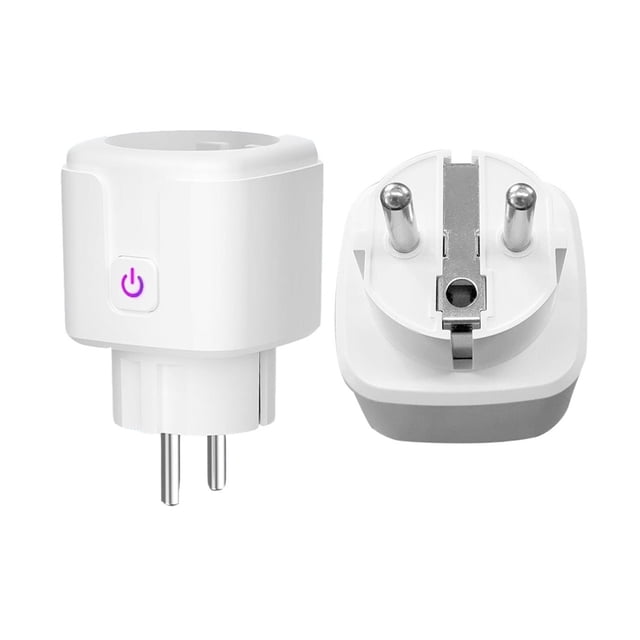 Compteur d'Énergie Intelligent Wifi avec Moniteur d'Alimentation Prise Sans Fil Wifi Maison, Sécurité Intelligente