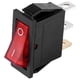 thumbnail image 2 of Interruptor basculante ON/OFF bipolar brillante de 28x10 mm, 250 V, 15 A, 3 terminales, color rojo., 2 of 5