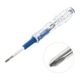 thumbnail image 4 of Uxcell AC 100-500V Voltage Slotted Phillips Screwdriver Tester, Clear and Blue, 4 of 6