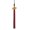 Black, Cardinal Red, variant on Graduation Tassel - 2022 - Gold Charm - 2 Color, Red / White