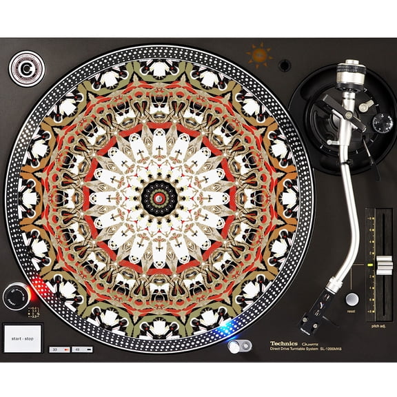 KuzmarK™ 12" DJ Turntable Slipmat - Gothic Nights