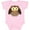 AD-Pink, variant on Owl Fat Brown Boys or Girls Baby Bodysuit