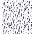 thumbnail image 3 of Flower Duvet Cover Set, Watercolor Lavender Flowering Fragrant Pale Plant Essential Oil Extract Temperate, Decorative 3 Piece Bedding Set with 2 Pillow Shams, King Size, Violet Green, by Ambesonne, 3 of 3
