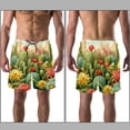 thumbnail image 3 of luoweisi Men's Beach Shorts Quick Dry Swim Trunks with Mesh Lining Cactus M, 3 of 5