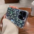 thumbnail image 4 of Caselix Clear Glitter Compatible Apple iPhone 13 Pro Max Case Slim Cute Crystal Leopard Bling Women Girls Hard Back Protective Cover Compatible Apple iPhone 13 Pro Max Case Leopard Holographic, 4 of 5
