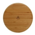 thumbnail image 4 of Set Of 6 Bamboo Round Plate 9 inch |For Appetizers / Barbecue / Steak, 4 of 7