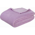 thumbnail image 2 of SEDONA HOUSE Flannel Fleece Blanket, Twin Size 60 x 80 Inches, Purple, 2 of 8