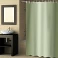 thumbnail image 2 of Fabric Shower Curtain Sage Green Ombre Solid Color Gradient Modern Art Shower Curtains with 12 Hooks Waterproof Machine Washable Bath Curtains for Bathroom, 72 x 96in, 2 of 6