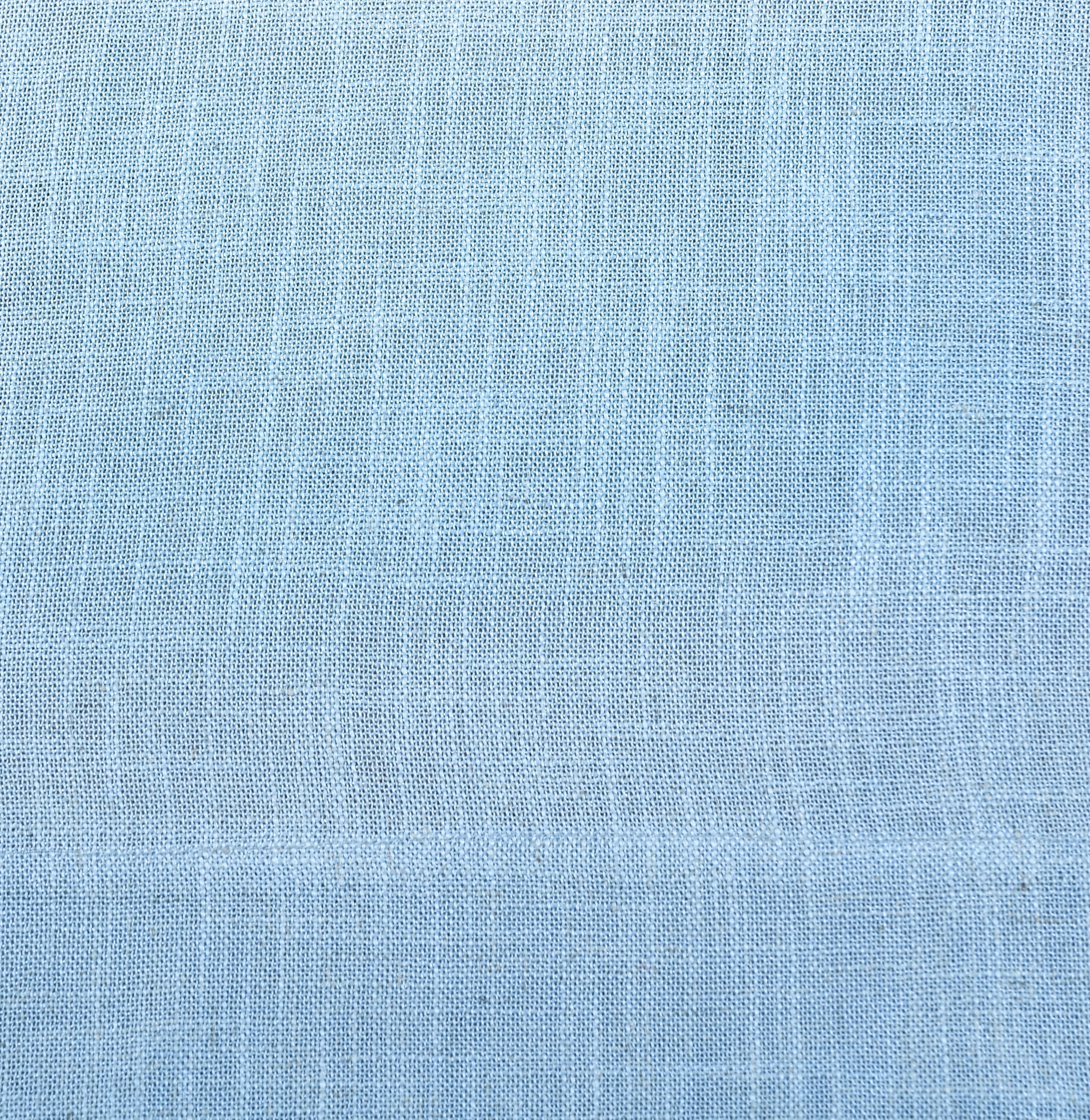Better Homes & Gardens Linen Blend Rod Pocket Curtain Panel, Single Panel, Blue Water, 50 in W x 84 in L