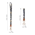 thumbnail image 2 of Niceauty Assorted Floral Lanyard Id Card Holder Polyester Metal for Phone Use, 2 of 6