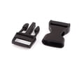 thumbnail image 2 of 5pcs Black Plastic Side Quick Release Clasp Buckles for 15mm Webbing Strap Band, 2 of 2