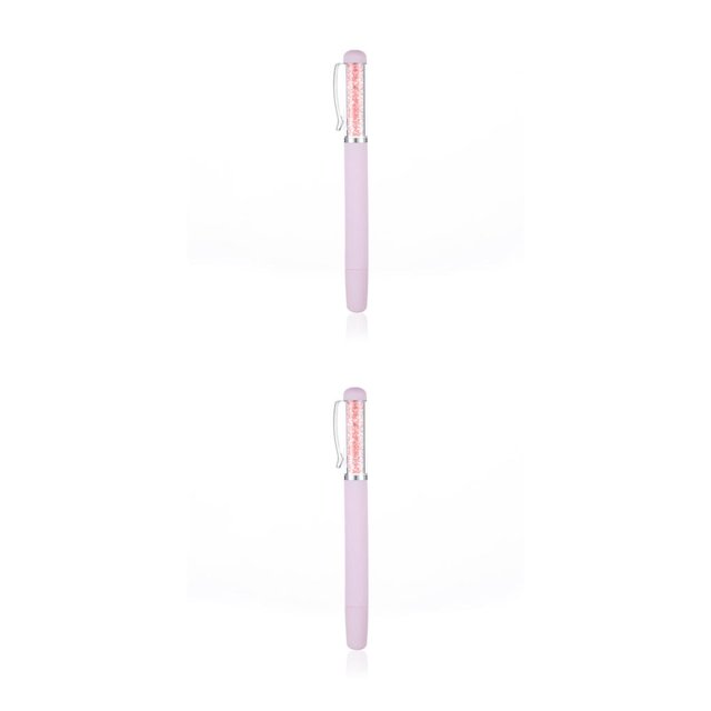 Injueey Pegatina de herramienta de pintura de puntos de diamantes de imitación, pegatinas de costura DIY, pluma perforadora de punta reemplazable Púrpura claro 2piezas Injueey CBP479660