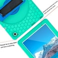 thumbnail image 4 of TECH CIRCLE Case for Onn 10.1" Gen 3 2022 Tablet,360 Rotating Stand Hand DropProof Shockproof Cover with Handle Strap/Shoulder Strap/Kickstand Protective Case for Onn 10.1 Model 100071485,Green/Blue, 4 of 8