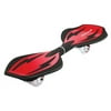 Razor RipStik Ripster Caster Board - Red, 2 Wheel Pivoting Skateboard with 360-Degree Casters