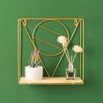 thumbnail image 2 of Tablette Flottante Créative Décorative Carrée en Fer Étagère Murale Support de Rangement, 2 of 10