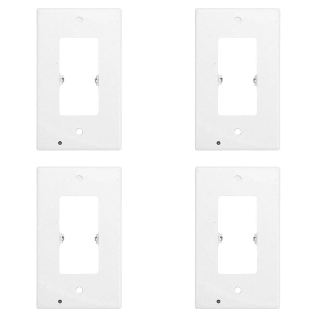 WUSUOWEI 4PCS Wall Plate Night Light,GuideLight,Wall Plate,Soft Gentle Light Effect,Rectangular Hole,Handy Installation,Compact Practical Structure for Daily Home Use,Bedroom,Hallway and Rest Space