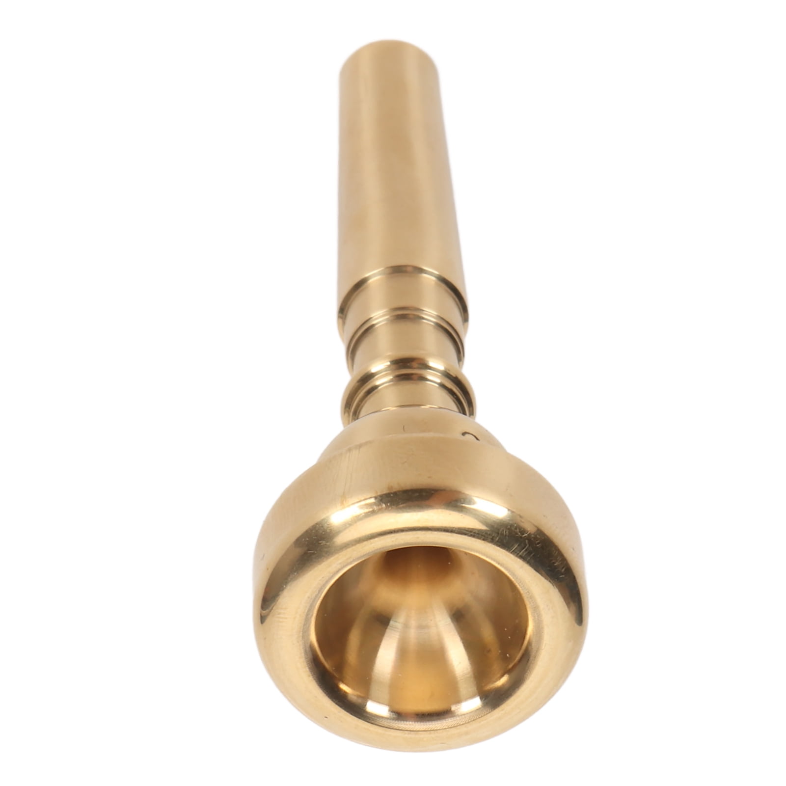 Trumpet Practice Mouthpiece, 7C Trumpet Mouthpiece Finely Polished Gold Color For Practice
