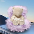 thumbnail image 3 of Doll Car Seat for 12cm Dolls with Air Vent Clip and Desktop Stand, Cute and Functional Car Ornament for Blind Box Doll Fans, Collectors,Car Seat Chair Accessories,Purple, 3 of 7