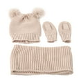 thumbnail image 3 of Not Contain Fluorescent Agents Infant Scarf  Children Hat  For Children Home Baby Travel Beige, 3 of 8