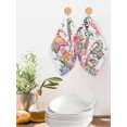 thumbnail image 2 of Spring Gnomes Kitchen Dish Towels for Drying Dishes Set of 4, Colorful Flowers Watercolor Butterfly Floral Plant Waffle Weave Microfiber Hand Tea Bathroom Towels Quick Dry & Absorbent Towel 12x12, 2 of 7