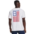 thumbnail image 4 of Camiseta Under Armour New Freedom Flag para hombre blanca/Royal M, 4 of 6