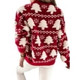 thumbnail image 3 of Gvmfive Women Christmas Sweater Long Sleeve Knitted Pullover Top, 3 of 4