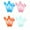 Pink, variant on WRKEKC Kitchen Essentials Clearance 6 Piece Spatula Set Kitchen Spatula Utensil Set Pink
