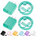 thumbnail image 1 of Cargador para iPhone MAILESI 20W USB-C de carga rápida, 2 paquetes con cables, 1 of 7