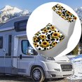 thumbnail image 6 of COEQINE Sunflower Cow Spot Toilet Lid Cover and Toilet Tank Cover, Machine Washable Elastic Bottom Replacement Toilet Cover 2 Piece Set, Fits Most Tanks & Lids, 6 of 7