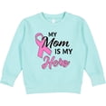 thumbnail image 2 of Inktastic My Mom is My Hero Breast Cancer Awareness Toddler Sweatshirt, 2 of 4