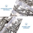 thumbnail image 4 of MasteelfCA 100 Pcs Vis de Tête Hexagonale en Acier Inoxydable Kit d'Assortiment de Vis pour Plafond, 4 of 7
