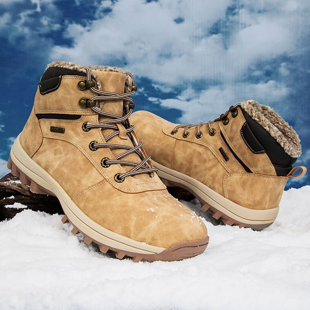 Botas de nieve Zapatos de senderismo Botines de tobillo Botas de tobillo para hombre de caña alta antideslizantes para viajes al aire libre Likrtyny Tenis De Mujer Tenis De Hombre