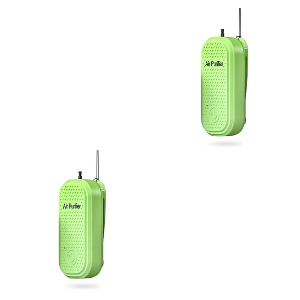 Bearachild Collar Ambientador Portátil Recargable Colgando del cuello Generador de iones negativos 8000-1600W/cm³ Interior Clip trasero Smog Type4 NO4 Bearachild CBP214139