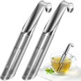 thumbnail image 1 of GFDYREE 2 Pack Tea Infuser, Stainless Steel Tea Infuser Stick Pipe Tea Diffuser for Loose Tea Leaf, Tea Leaf Diffuser Food Grade Fine Mesh Tea Filter, 1 of 7