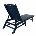 thumbnail image 5 of WestinTrends Malibu Outdoor Chaise Lounge Set of 2, All Weather Poly Lumber Patio Pool Lounge Chair with 5 Posistions Backrest, Navy Blue, 5 of 9