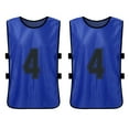 thumbnail image 3 of Nebublu Soccer Team Training Bibs - Quick Drying Football Jerseys - Adults  Pinnies - 12 PCS, 3 of 7